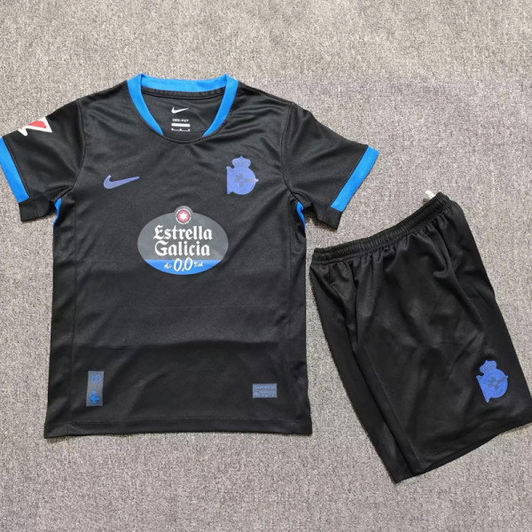 26-27 La Coruna Away Kids Soccer Jersey