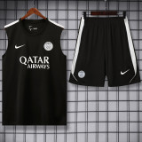 26-27 PSG Black Tank top and shorts suit