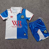 26-27 Blackburn Home Kids Soccer Jersey