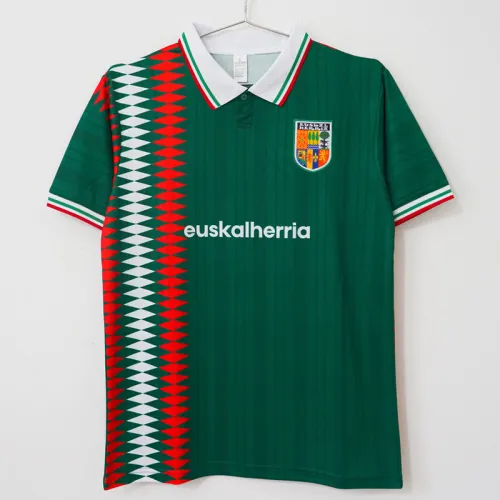 1994 Basque Home Retro Soccer Jersey