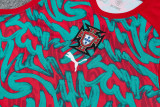 26-27 Portugal Red Green Tank top and shorts suit