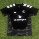 26-27 Man Utd Black Goalkeeper Fans Soccer Jersey