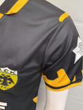 1994-1995 AEK Athens Black Retro Soccer Jersey