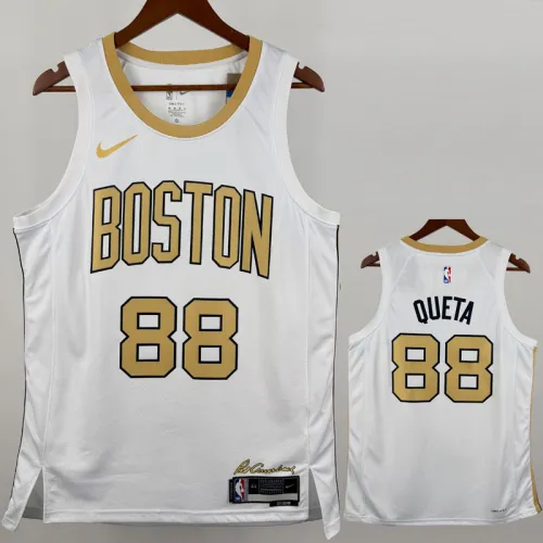 25-26 Celtics QUETA #88 White City Edition Top Quality Hot Pressing NBA Jersey