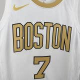 25-26 Celtics BROWN #7 White City Edition Top Quality Hot Pressing NBA Jersey