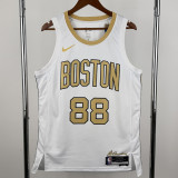 25-26 Celtics QUETA #88 White City Edition Top Quality Hot Pressing NBA Jersey