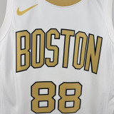 25-26 Celtics QUETA #88 White City Edition Top Quality Hot Pressing NBA Jersey