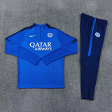 26-27 INT Fancy blue Half Pull Tracksuit (半拉链)