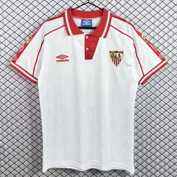 1998-2001 Sevilla Home Retro Soccer Jersey