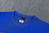 26-27 France Fancy blue Tank top and shorts suit