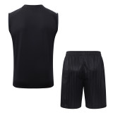 26-27 Germany Dark gray Tank top and shorts suit #D26065