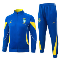 26-27 Brazil Fancy blue Jacket Tracksuit #A26071