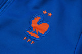 26-27 France Fancy blue Jacket Tracksuit #A26078