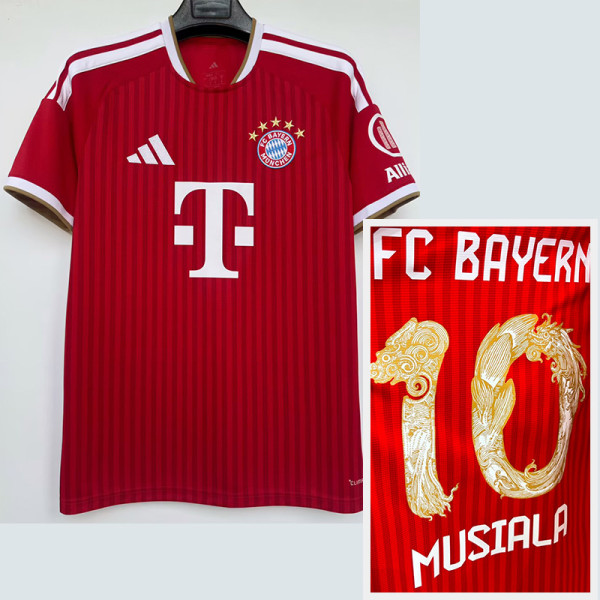 26-27 Bayern Home MUSIALA  #10 Fans Soccer Jersey (HK Special Edition)
