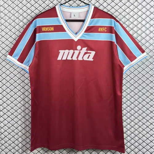 1985-1987 Aston Villa Home Retro Soccer Jersey