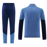 26-27 Bayern Blue gray Jacket Tracksuit #02