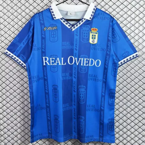 1997-1998 Real Oviedo Home Retro Soccer Jersey