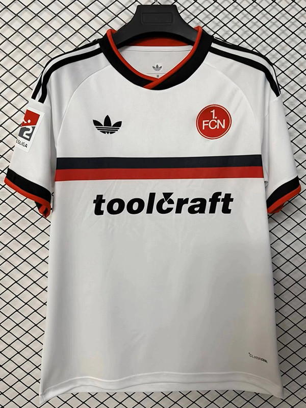 26-27 Nurnberg FC Away Fans Soccer Jersey