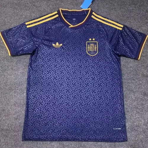 26-27 Spain Cyan Fans Soccer Jersey