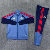 26-27 Bayern Blue gray Jacket Tracksuit #02