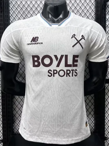 26-27 West Ham Away Player Version Soccer Jersey