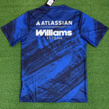 2026 Williams Blue T-Shirts Racing Suit (Football Jersey Size)(圆领)