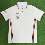 2026 Cadillac White Polo Racing Suit (Football Jersey Size)(有领)