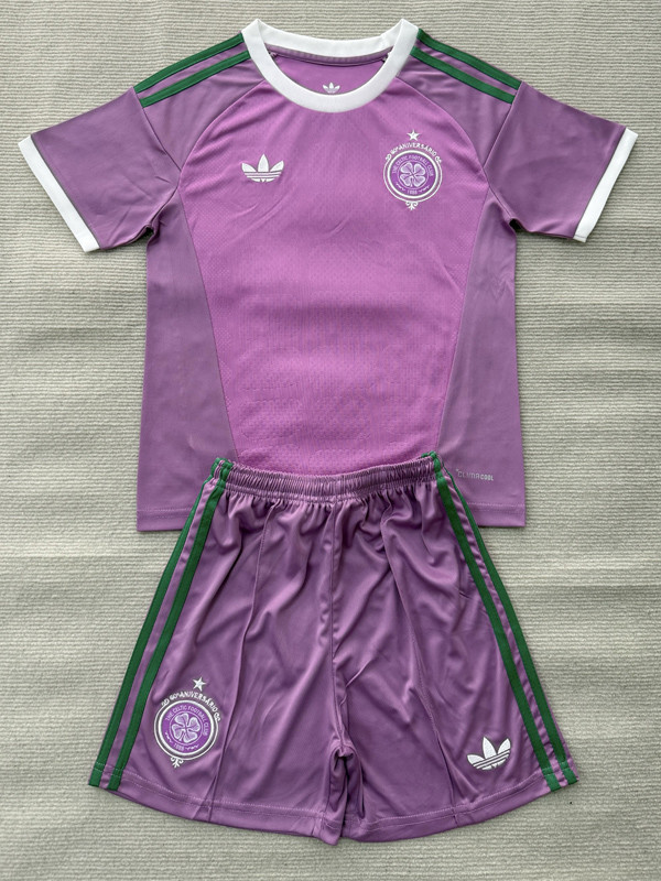 26-27 Celtic Purple Goalkeeper Kids Soccer Jersey