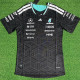 2026 Mercedes Black T-Shirts Racing Suit (Slim-fit style)球员