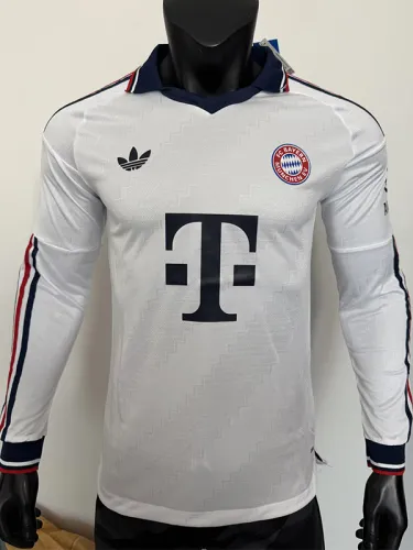 26-27 Bayern Away Long Sleeve Player Version Soccer Jersey