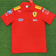 2026 F1 Ferrari Red Polo Racing Suit (Football Jersey Size)(有领)