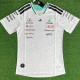 2026 Mercedes White T-Shirts Racing Suit (Slim-fit style)球员
