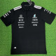 2026 Mercedes Black Polo Racing Suit (Football Jersey Size)(有领)