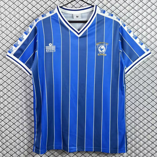 1985-1987 Cardiff City Home Retro Soccer Jersey