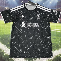 26-27 LIV Black Goalkeeper Fans Soccer Jersey
