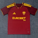 26-27 Roma Home Fans Soccer Jersey