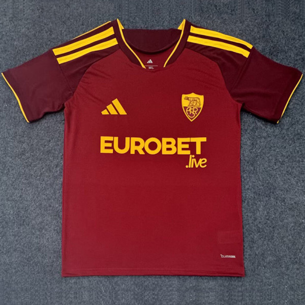 26-27 Roma Home Fans Soccer Jersey