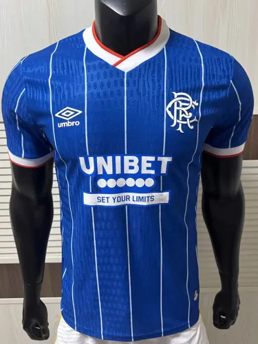 26-27 Rangers Home Player Version Soccer Jersey