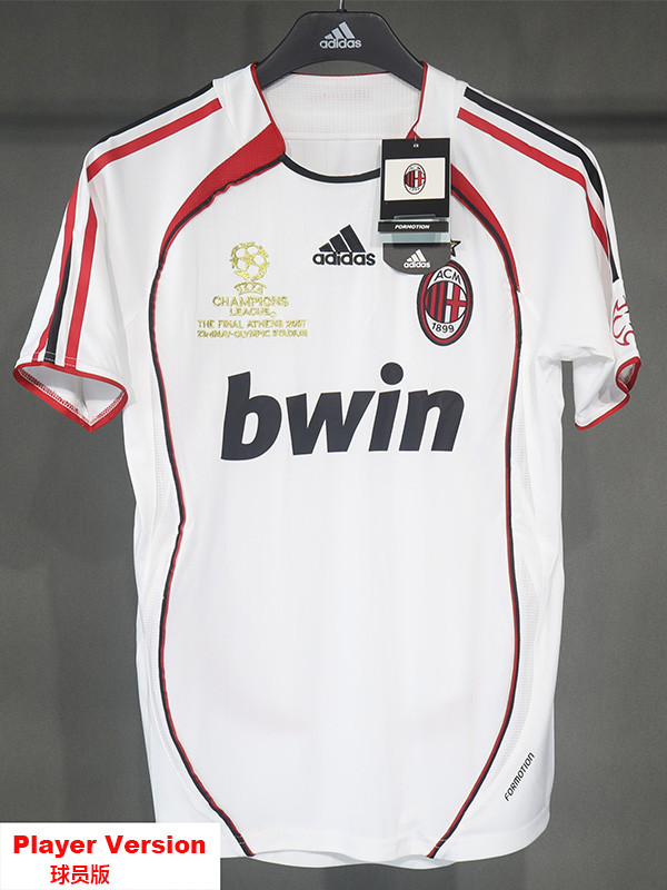 2006-2007 ACM Away Player Version 球员 Retro Soccer Jersey