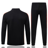 26-27 Netherlands Black Jacket Tracksuit # A26083