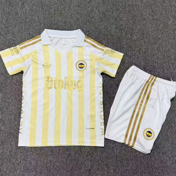 26-27 Fenerbahce Away Kids Soccer Jersey
