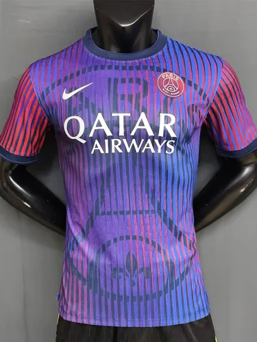 26-27 PSG Purple Blue Player Version Training shirts