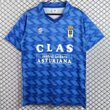 1989-1990 Real Oviedo Home Retro Soccer Jersey