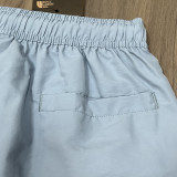 D901 TNF Light blue Casual Short Pants
