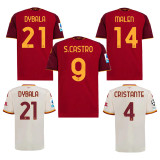 26-27 Roma Away Player Version Soccer Jersey