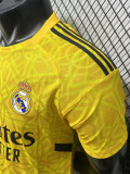 26-27 RMA Yellow ‌Player Version Soccer Jersey