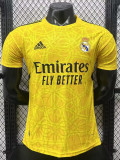 26-27 RMA Yellow ‌Player Version Soccer Jersey