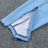 26-27 Bayern Royal blue Windbreaker Suit (Hoodie)(风衣套装)