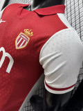 26-27 Monaco Home Player Version Soccer Jersey