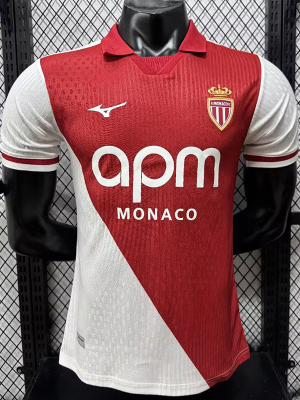 26-27 Monaco Home Player Version Soccer Jersey